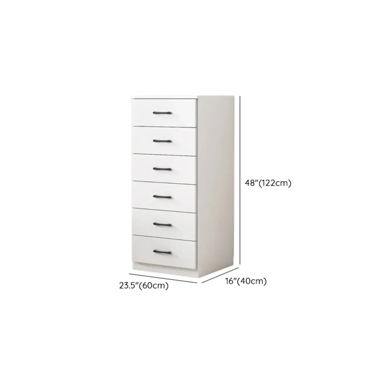 Minimalist White Storage Cabinet with Soft Close & Drawers  Image - 40