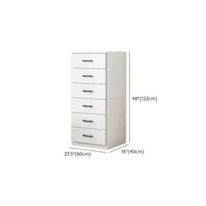 Minimalist White Storage Cabinet with Soft Close & Drawers  Image - 40