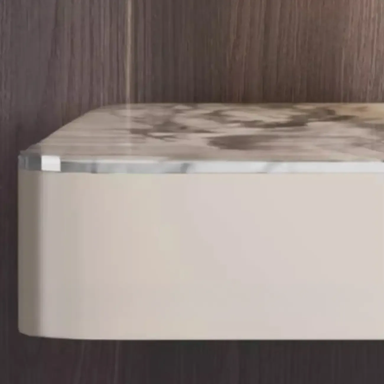 Modern Gray Rectangular Marble Top Metal Base Console Table Image - 7