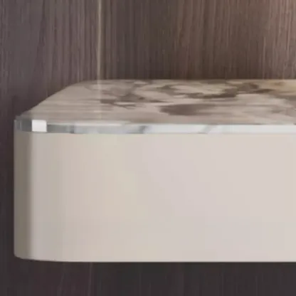 Modern Gray Rectangular Marble Top Metal Base Console Table  Image - 7