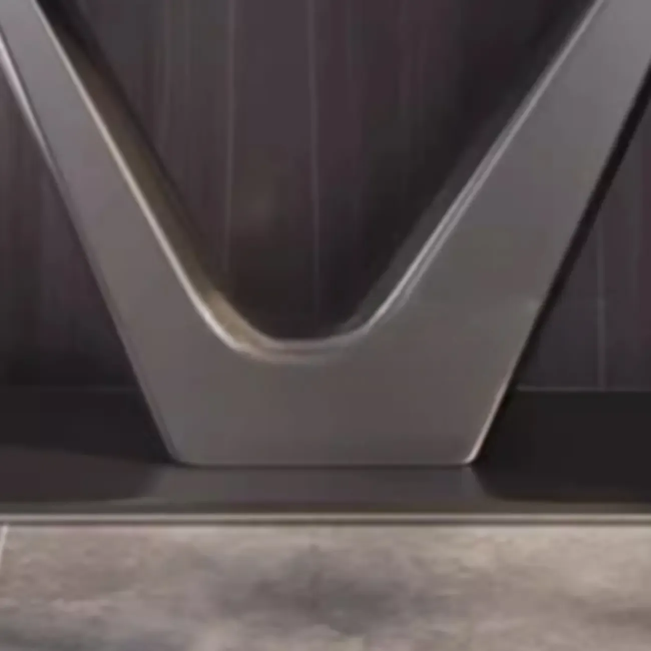 Modern Gray Rectangular Marble Top Metal Base Console Table Image - 9