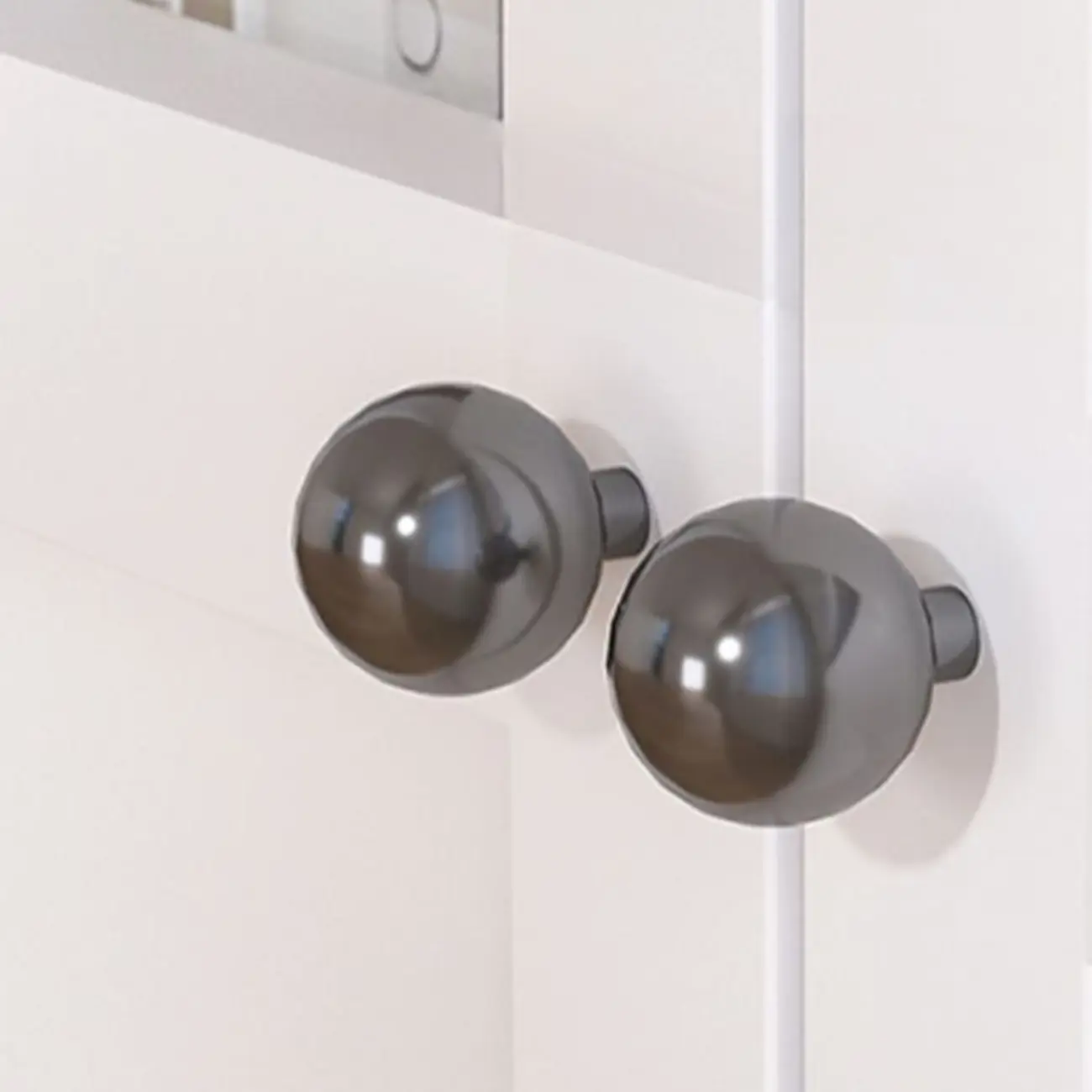 79'' White Alloy Rectangle Storage Cabinet with Exterior Shelf Image - 22 | homeyfad