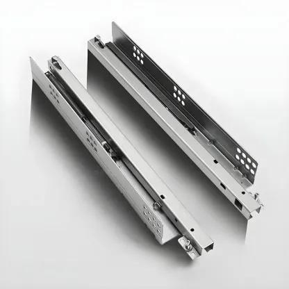 Modern White Stone TV Stand with Enclosed Storage for Home Image - 11