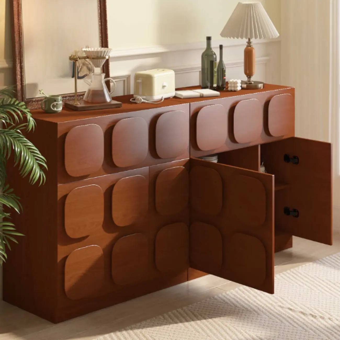 Rectangular Cabinet for home Decor with Unique appearance  Image - 4 | homeyfad