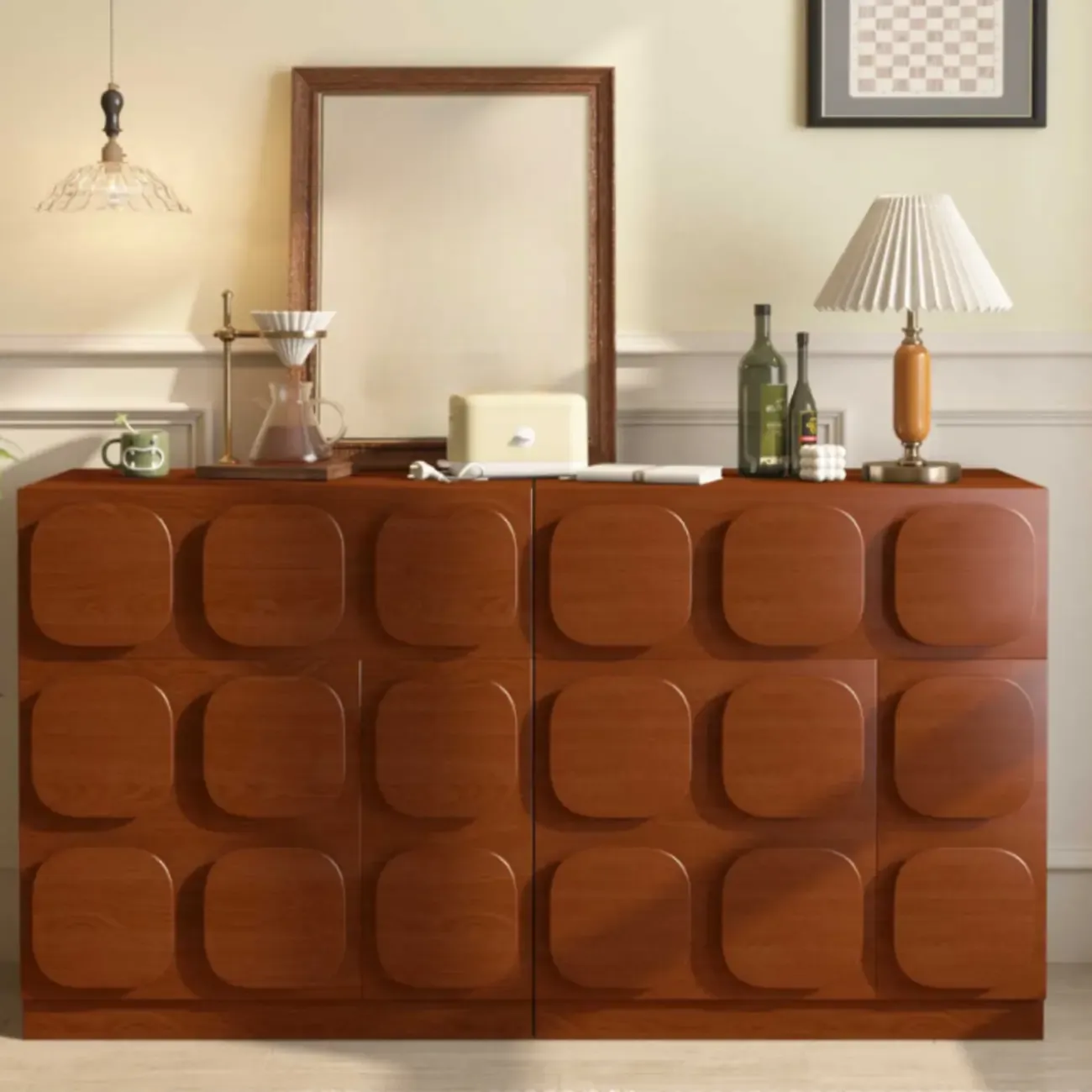 Rectangular Cabinet for home Decor with Unique appearance  Image - 5