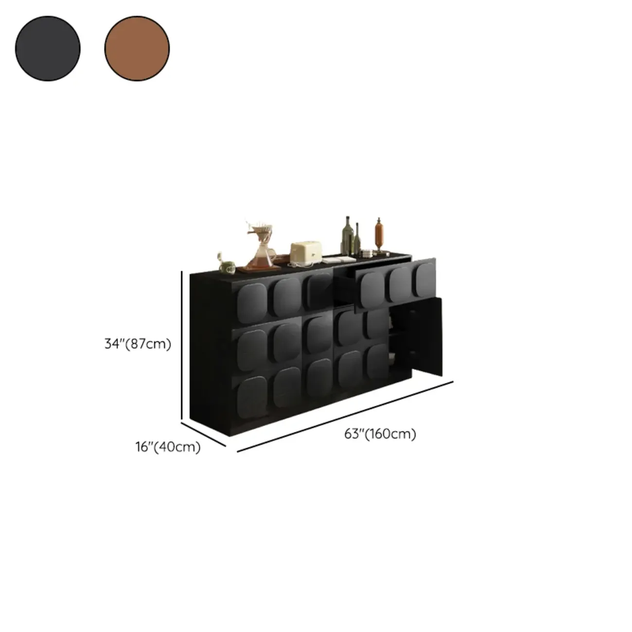 Rectangular Cabinet for home Decor with Unique appearance  Image - 11