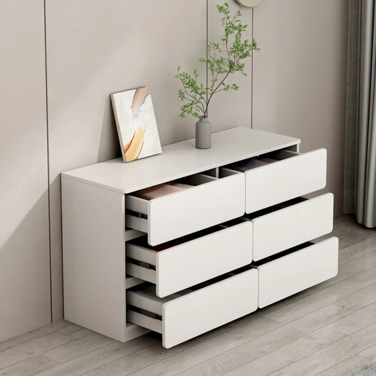 Artistic Rectangle Accent Chests with Free Standing Design Image - 2