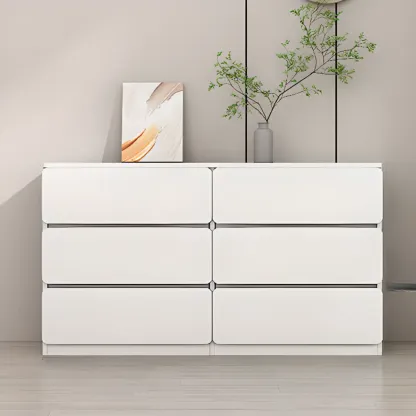 Artistic Rectangle Accent Chests with Free Standing Design Image - 3