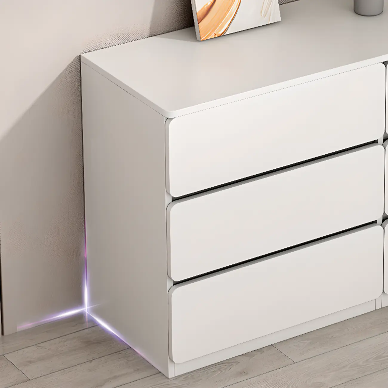 Artistic Rectangle Accent Chests with Free Standing Design Image - 4 | homeyfad