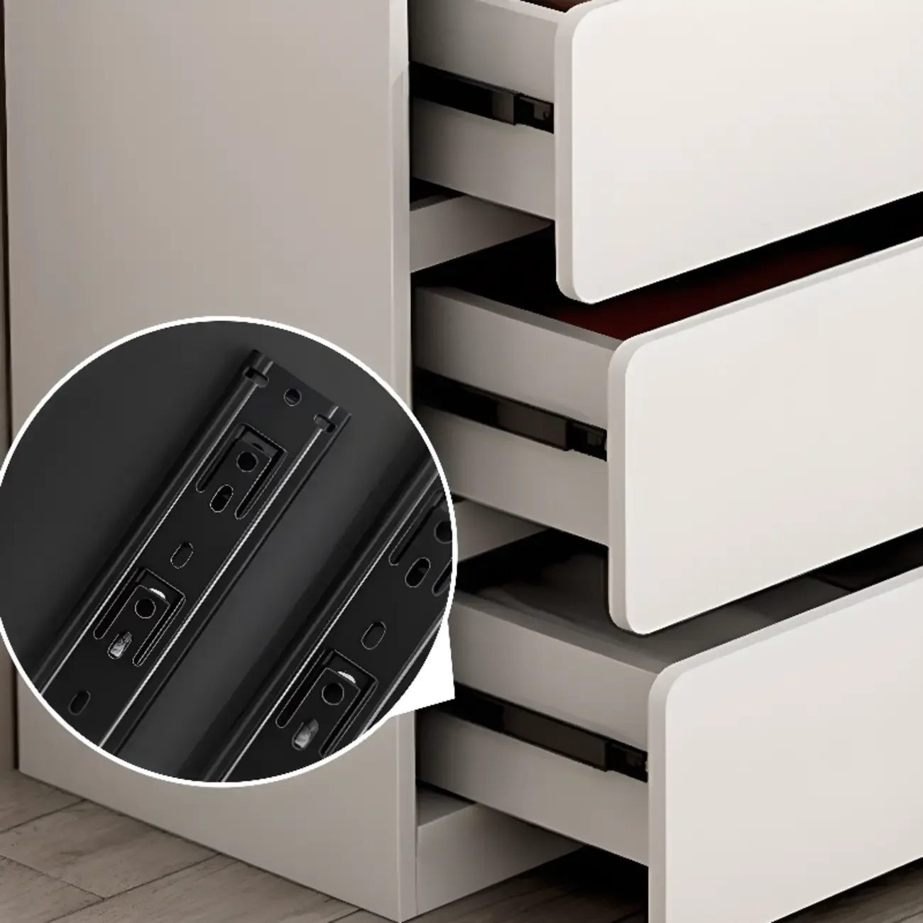 Artistic Rectangle Accent Chests with Free Standing Design Image - 6