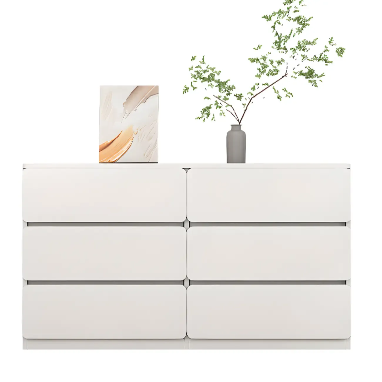 Artistic Rectangle Accent Chests with Free Standing Design Image - 12