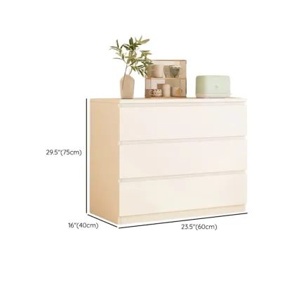 White Wooden Rectangle Accent Cabinet for Living Room Decor Image - 15