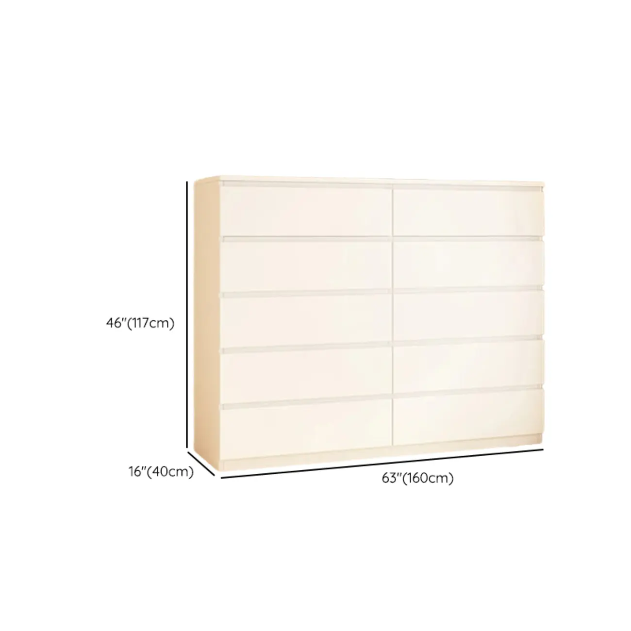 White Wooden Rectangle Accent Cabinet for Living Room Decor Image - 24 | homeyfad