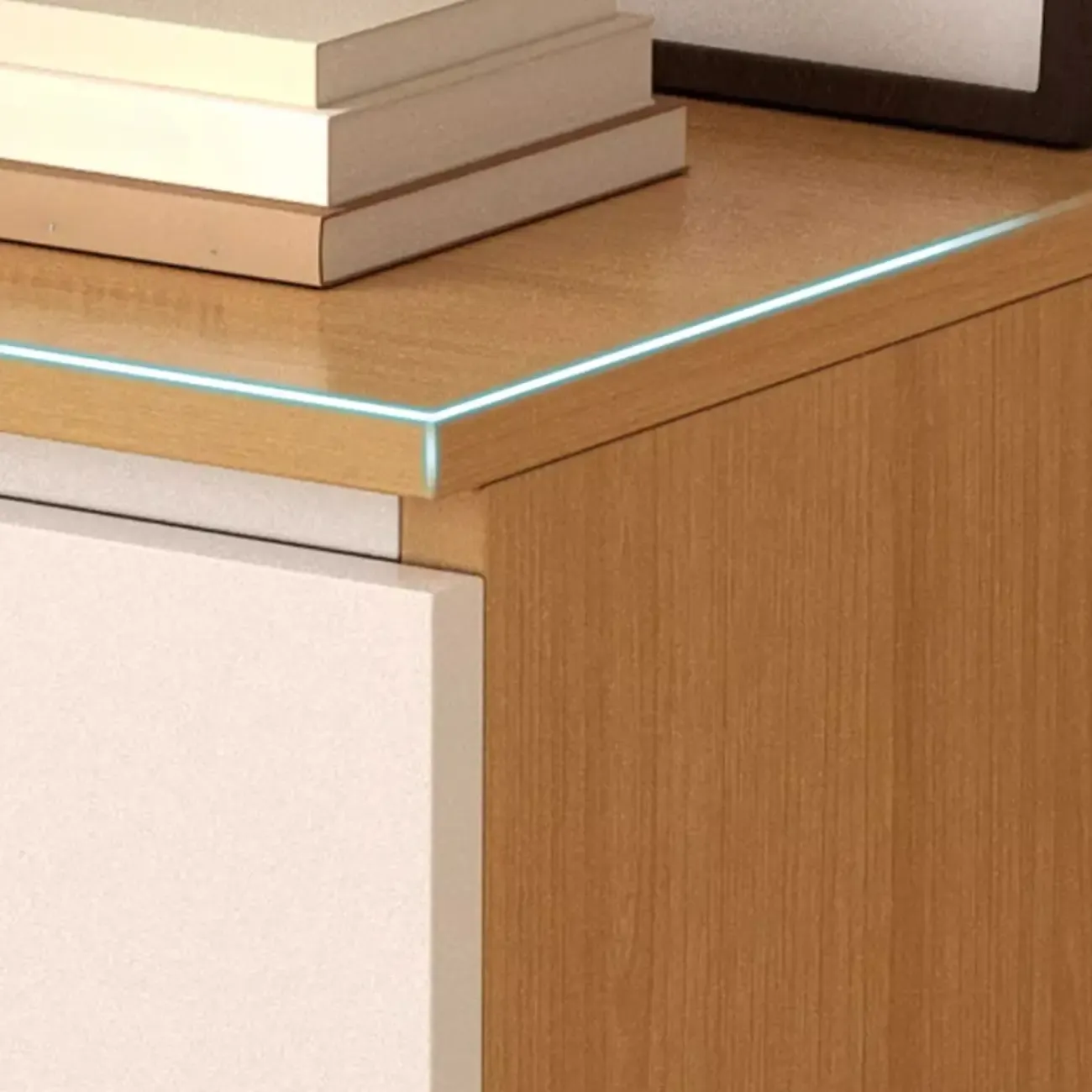 Small Accent Cabinet for Living Room Storage with Modern Style Image - 9