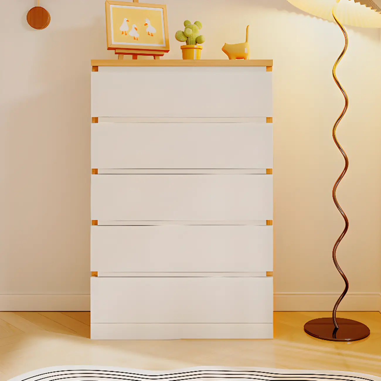 Small Accent Cabinet for Living Room Storage with Modern Style Image - 10 | homeyfad