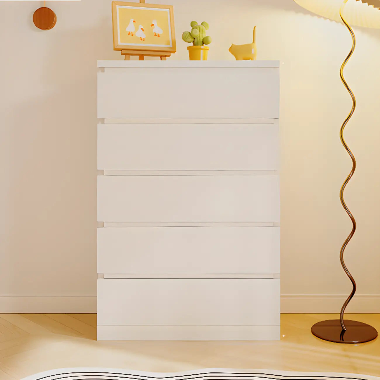 Small Accent Cabinet for Living Room Storage with Modern Style Image - 14 | homeyfad