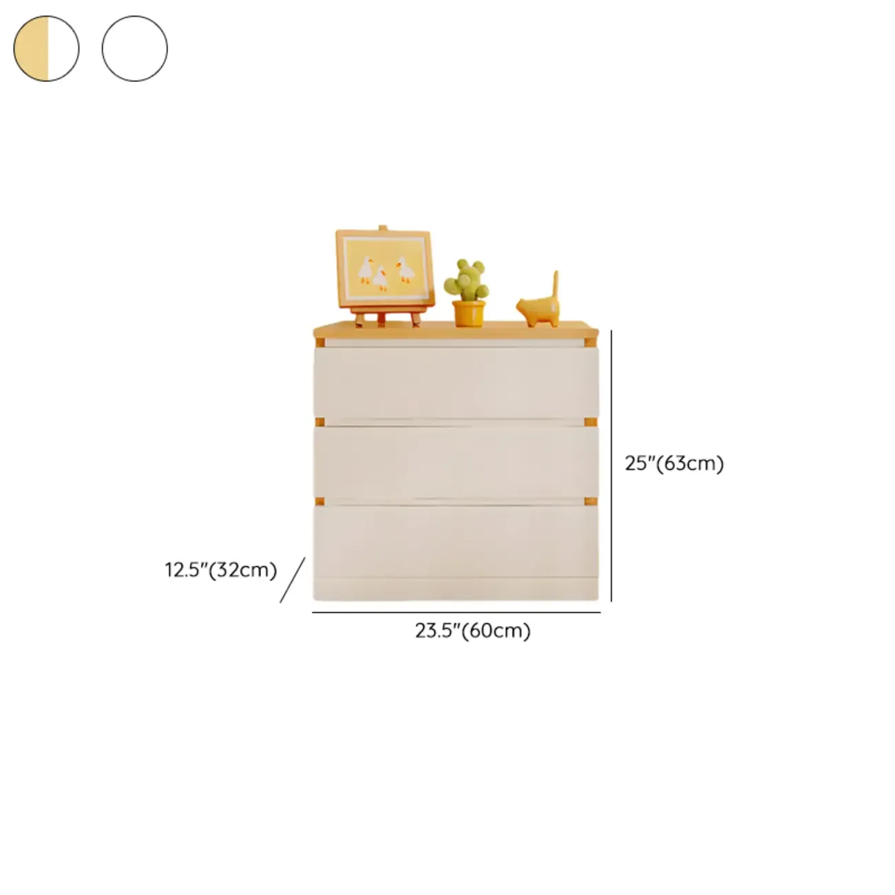 Small Accent Cabinet for Living Room Storage with Modern Style #size