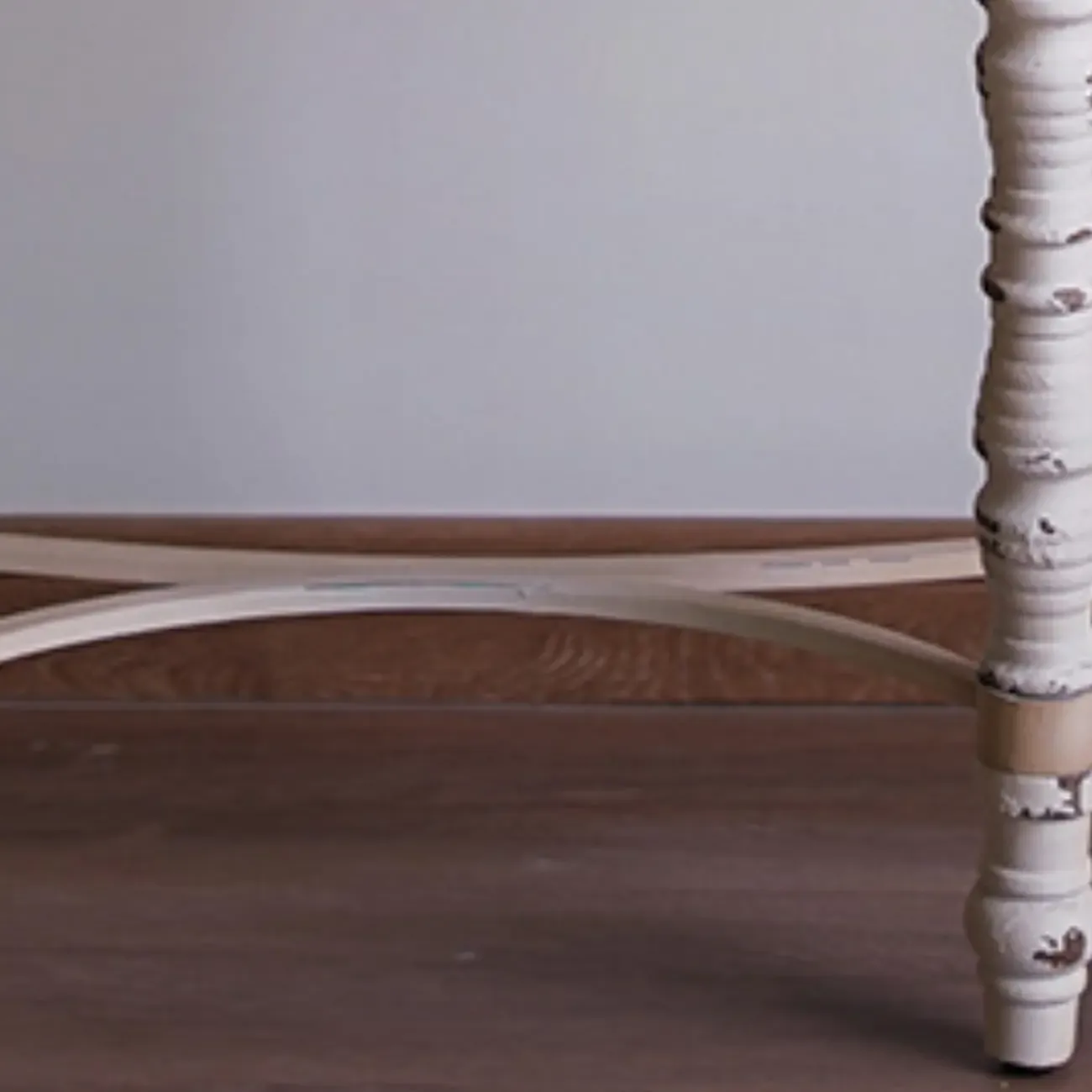 Mid-Century Modern Wooden Console Table with Metal Legs Image - 7