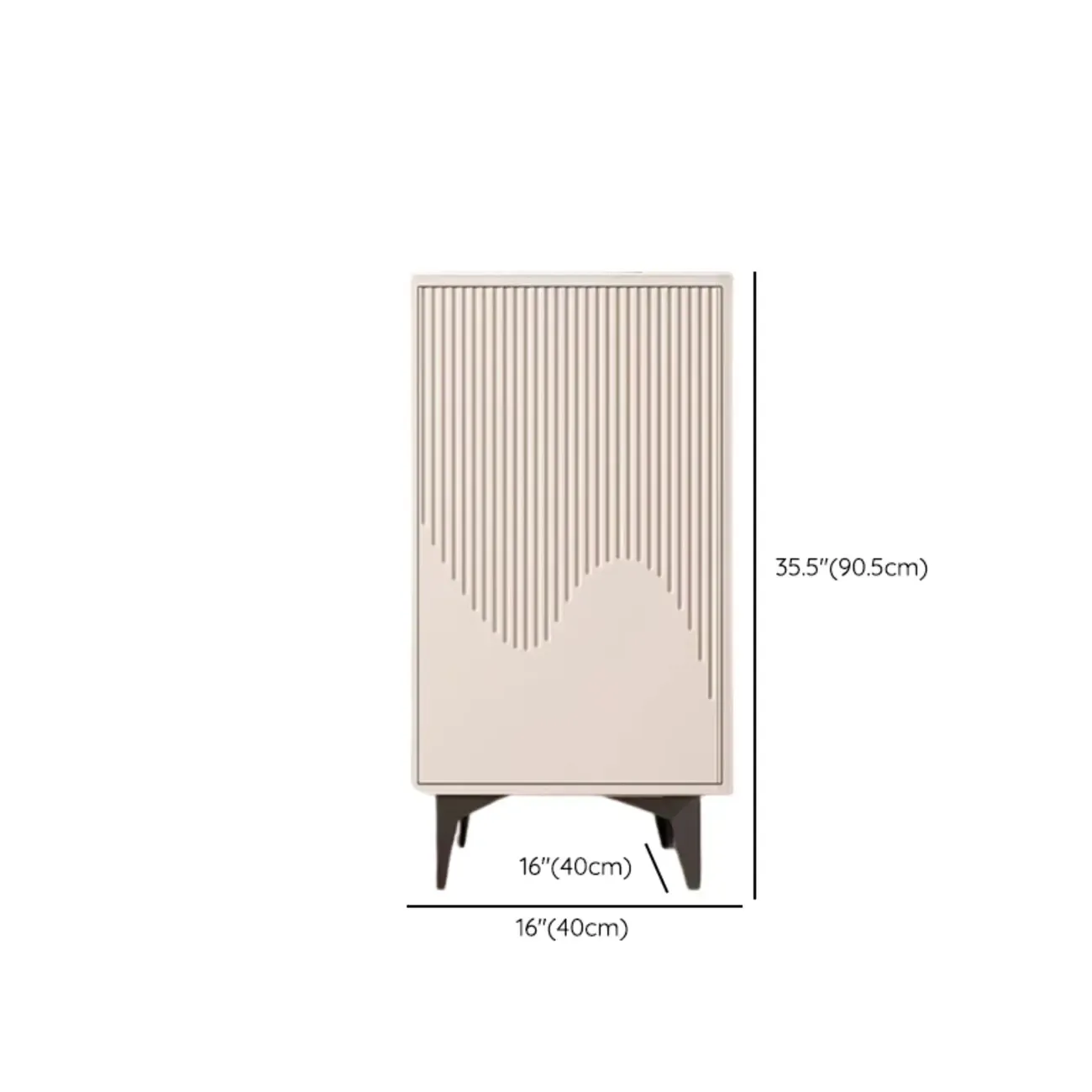 Khaki Accent Cabinet with Unique Finish for Indoor Decor Image - 10