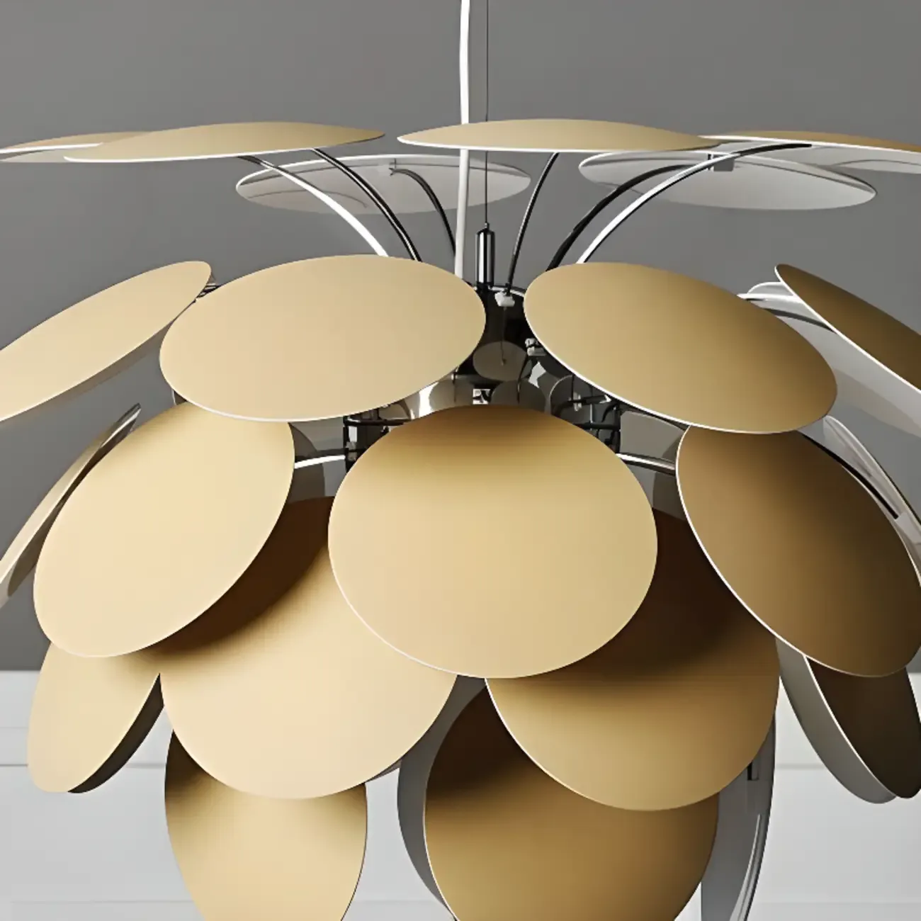 5 Tiers Modern Chandelier with Adjustable Metal Structure Image - 9