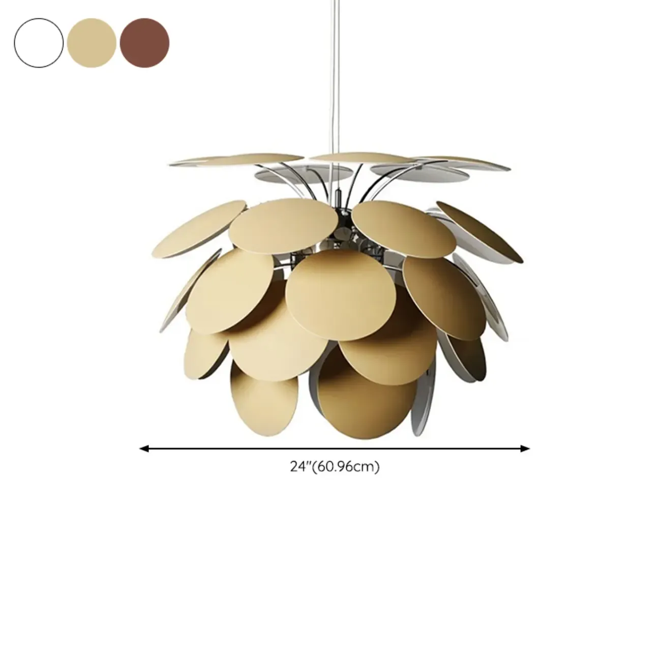 5 Tiers Modern Chandelier with Adjustable Metal Structure Image - 11