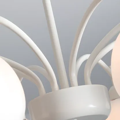 Modern 6-Light Floral Shape Chandelier for Living Room  Image - 10