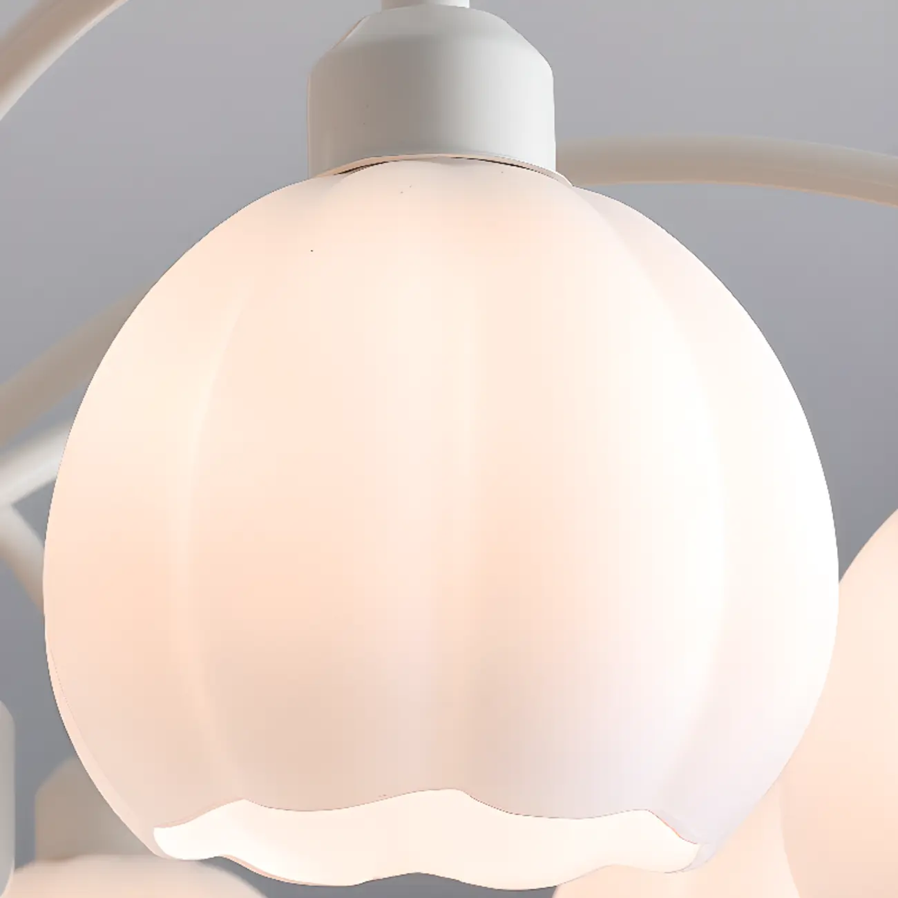 Modern 6-Light Floral Shape Chandelier for Living Room  Image - 11 | homeyfad