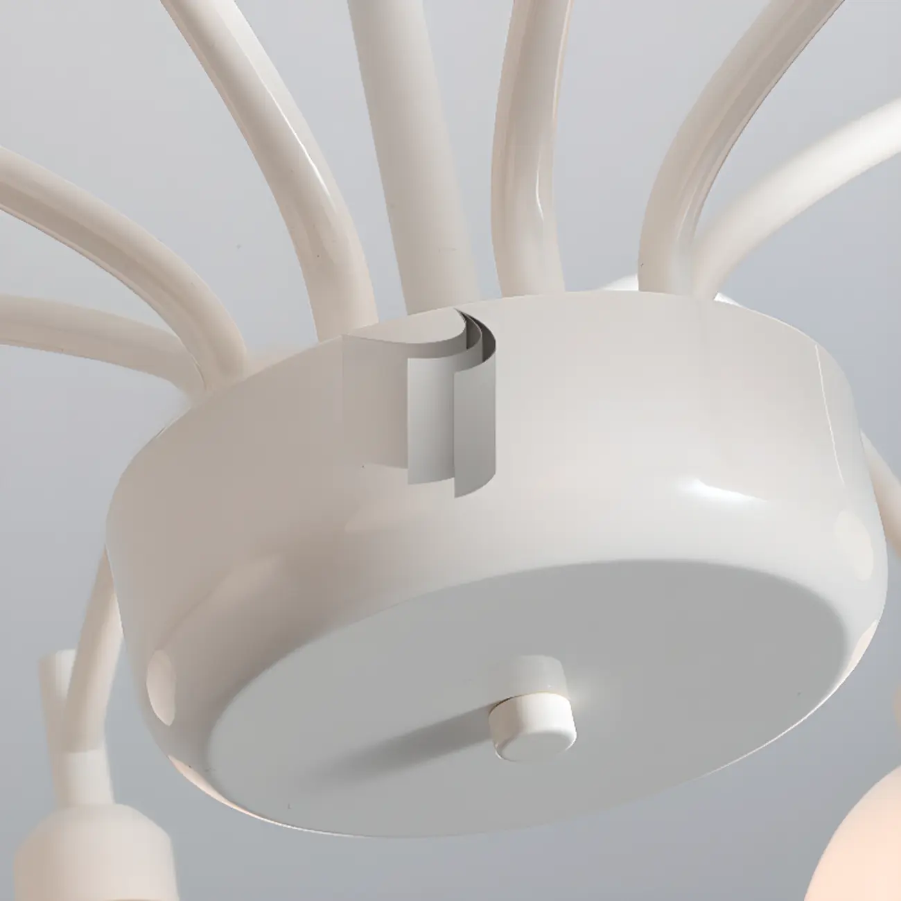 Modern 6-Light Floral Shape Chandelier for Living Room  Image - 12 | homeyfad