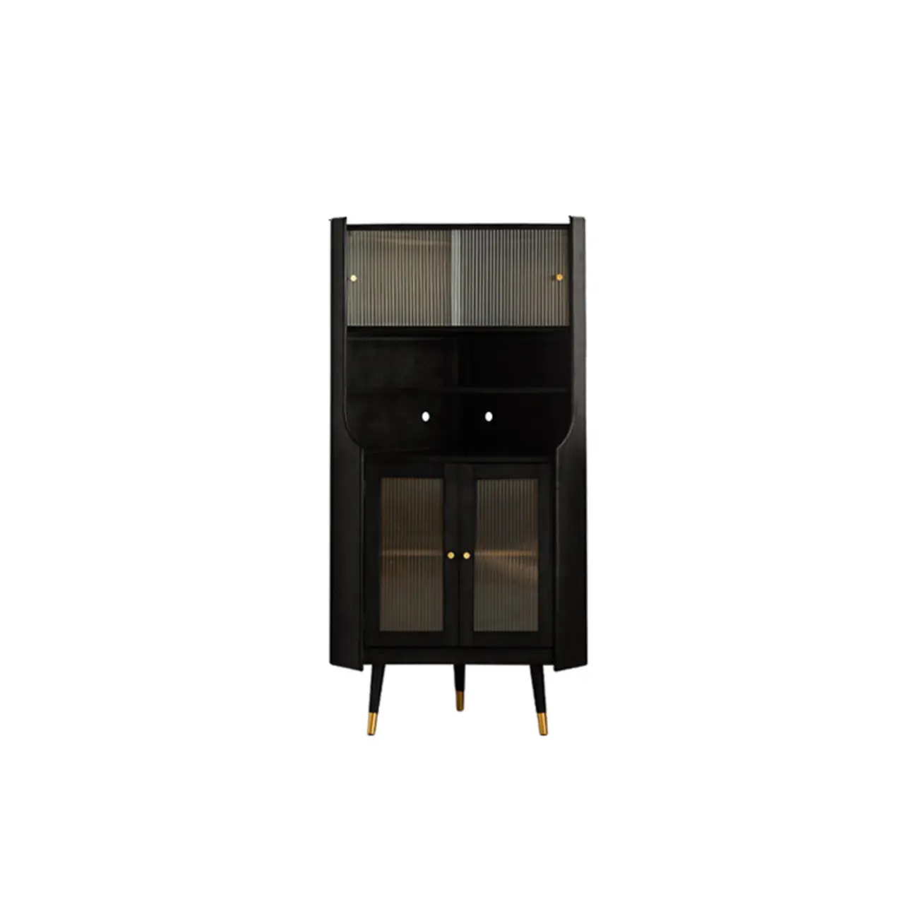 3 Legs Retro Wooden Kitchen Cabinet for Living Room Decor  Image - 3 | homeyfad