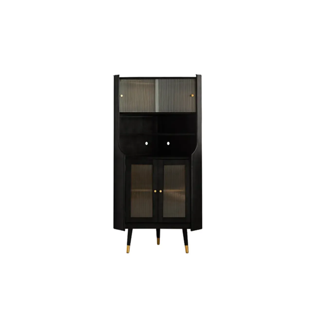 3 Legs Retro Wooden Kitchen Cabinet for Living Room Decor | HomeyFad