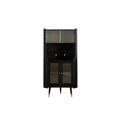 3 Legs Retro Wooden Kitchen Cabinet for Living Room Decor  Image - 3