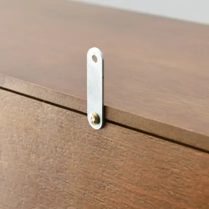 3 Legs Retro Wooden Kitchen Cabinet for Living Room Decor  Image - 9