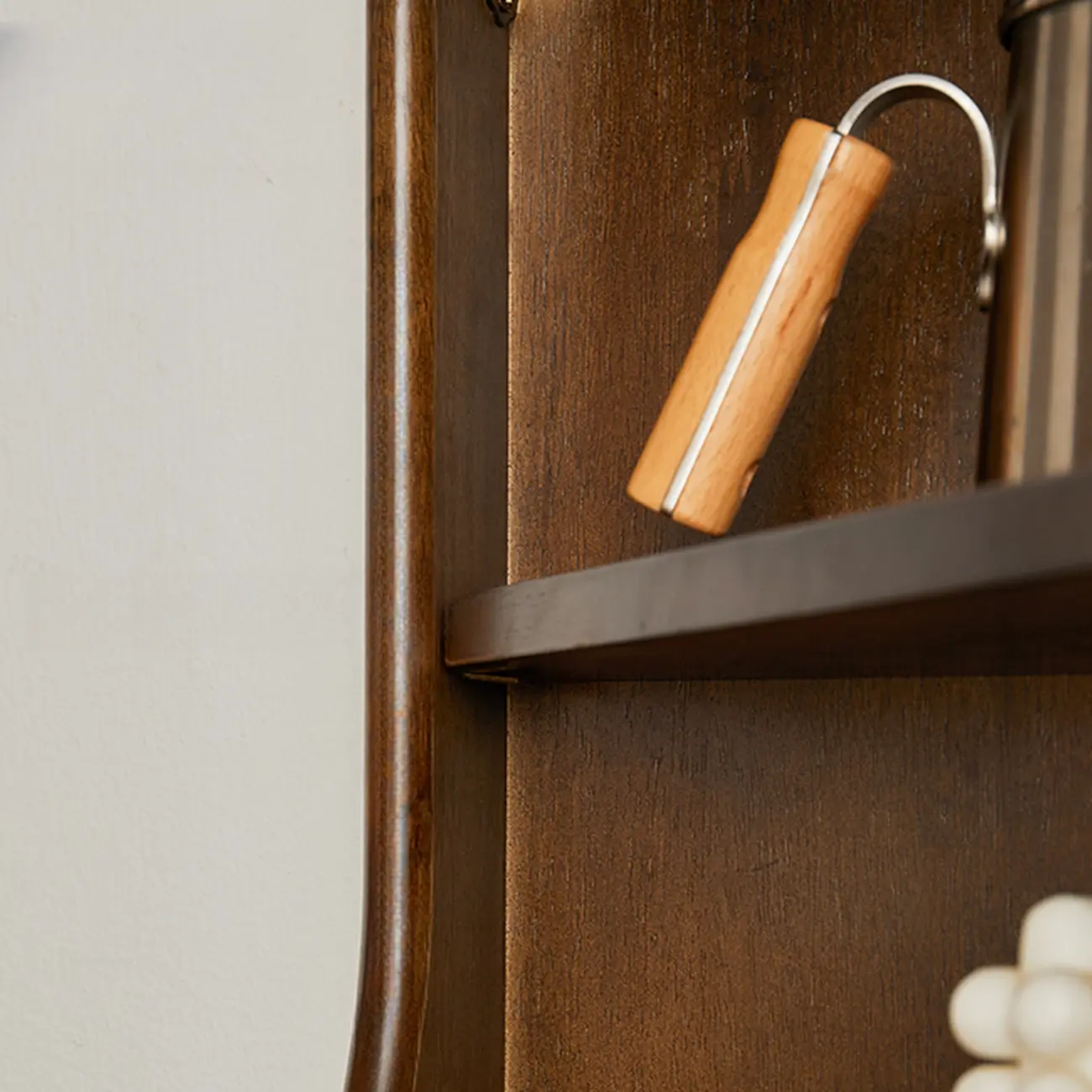 3 Legs Retro Wooden Kitchen Cabinet for Living Room Decor  Image - 14 | homeyfad