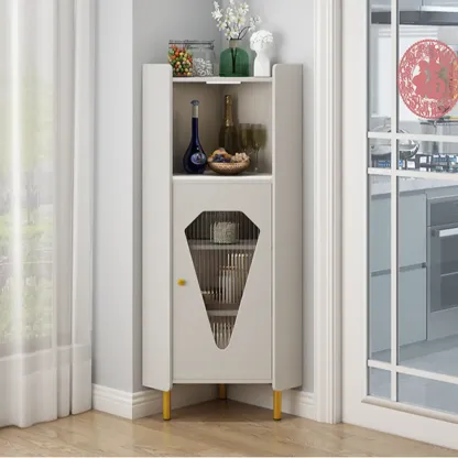 Wooden Lighting Kitchen Cabinet with Free-Standing Design  Image - 5