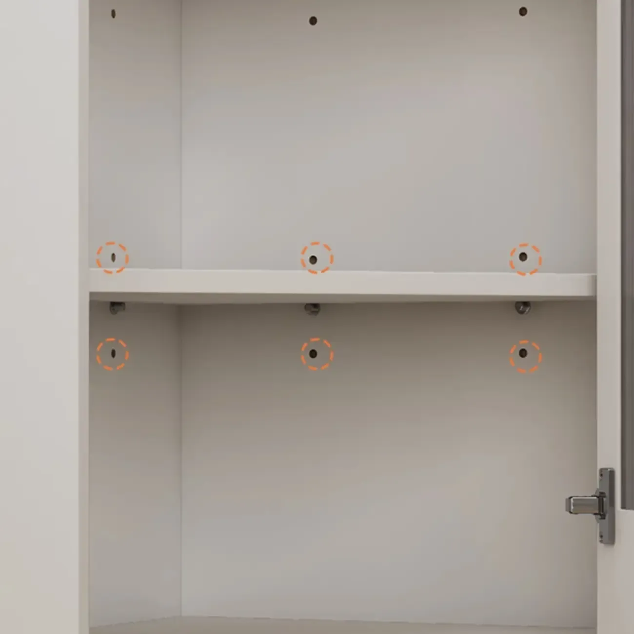 Wooden Lighting Kitchen Cabinet with Free-Standing Design  Image - 12