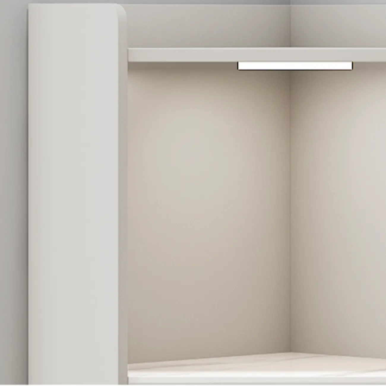 Wooden Lighting Kitchen Cabinet with Free-Standing Design  Image - 14 | homeyfad