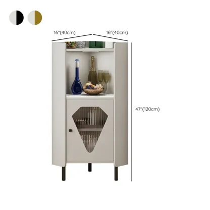 Wooden Lighting Kitchen Cabinet with Free-Standing Design  #size