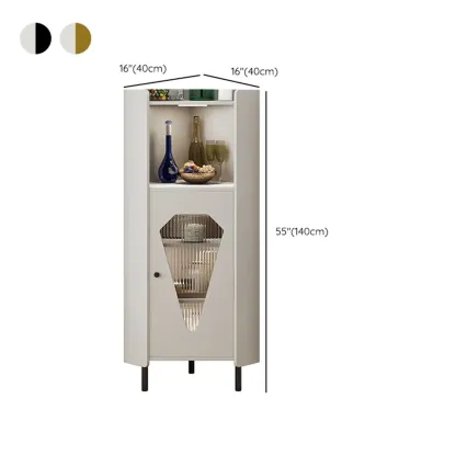 Wooden Lighting Kitchen Cabinet with Free-Standing Design  Image - 17