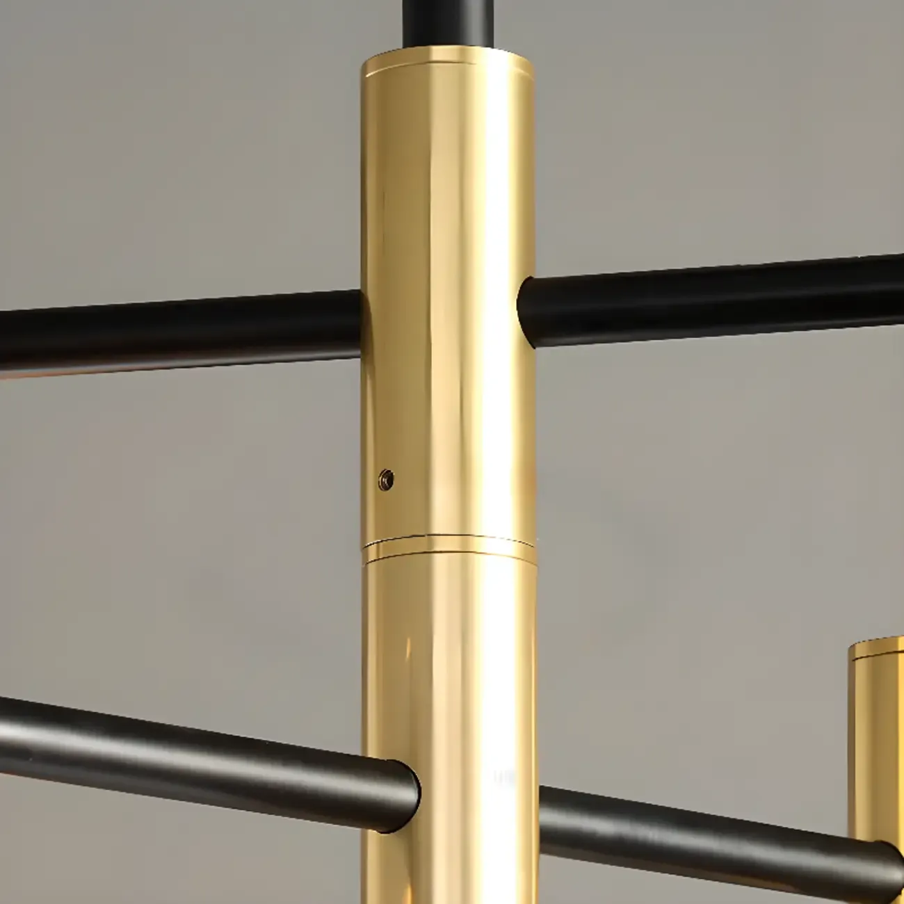 Modern Industrial Linear Chandelier with Adjustable Height Image - 12