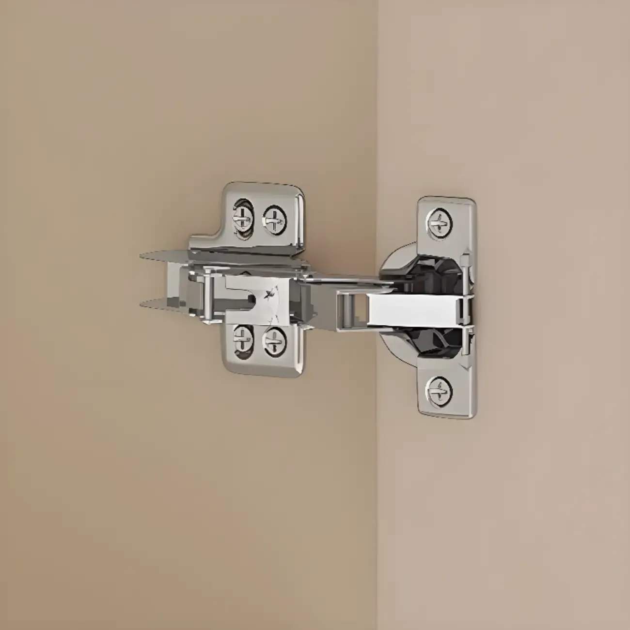 Minimalist wooden White Accent Cabinet with Straight Legs Image - 10