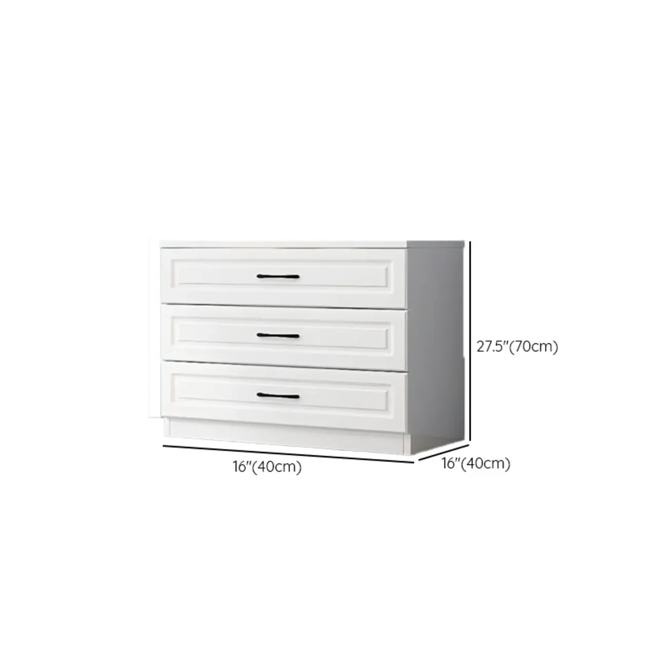 Multi Drawers White Wooden Cabinet with Soft Close for Home #size | homeyfad