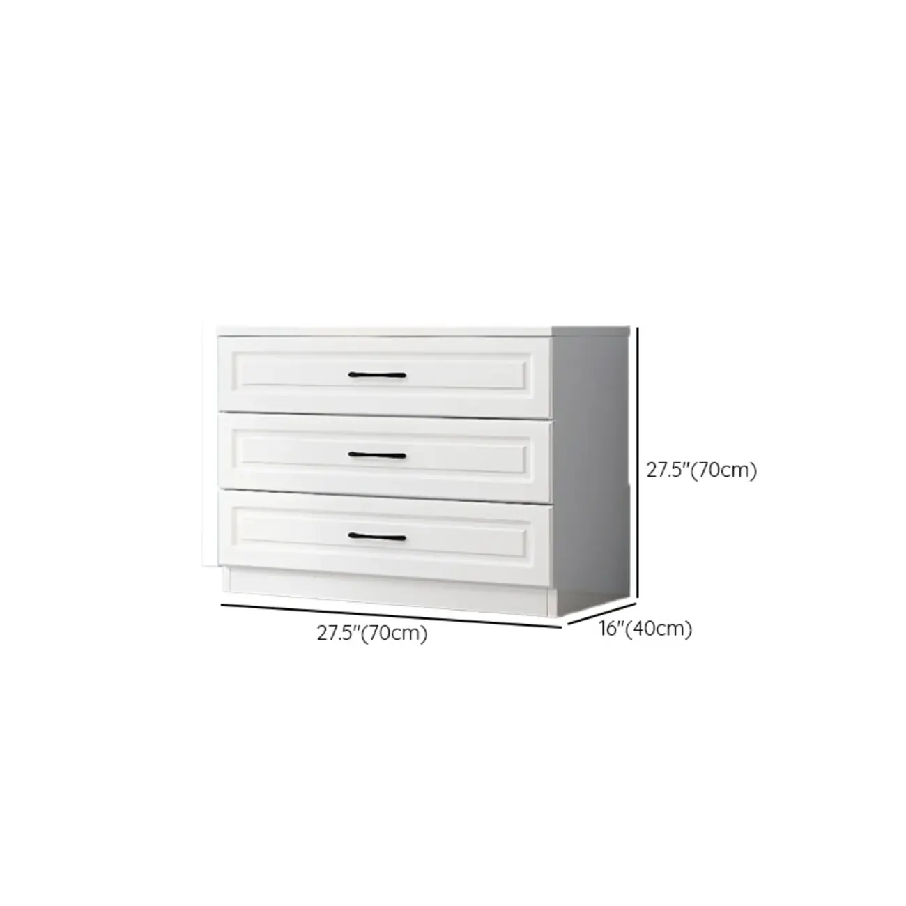 Multi Drawers White Wooden Cabinet with Soft Close for Home Image - 33 | homeyfad