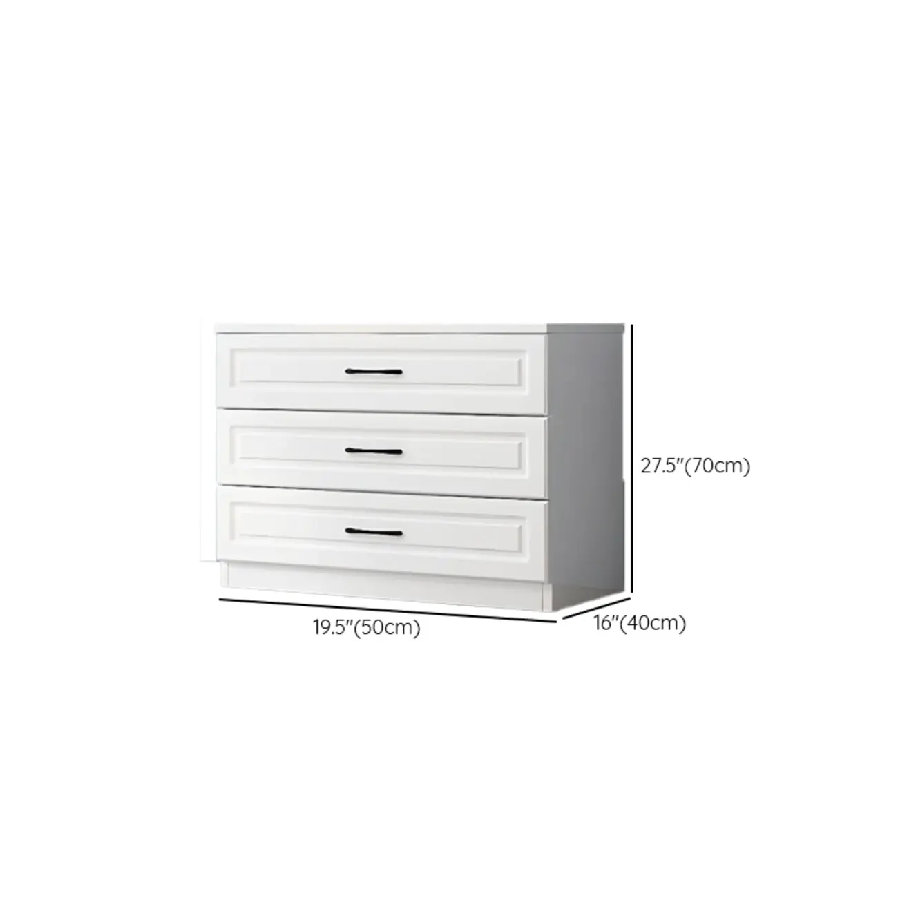 Multi Drawers White Wooden Cabinet with Soft Close for Home Image - 37 | homeyfad