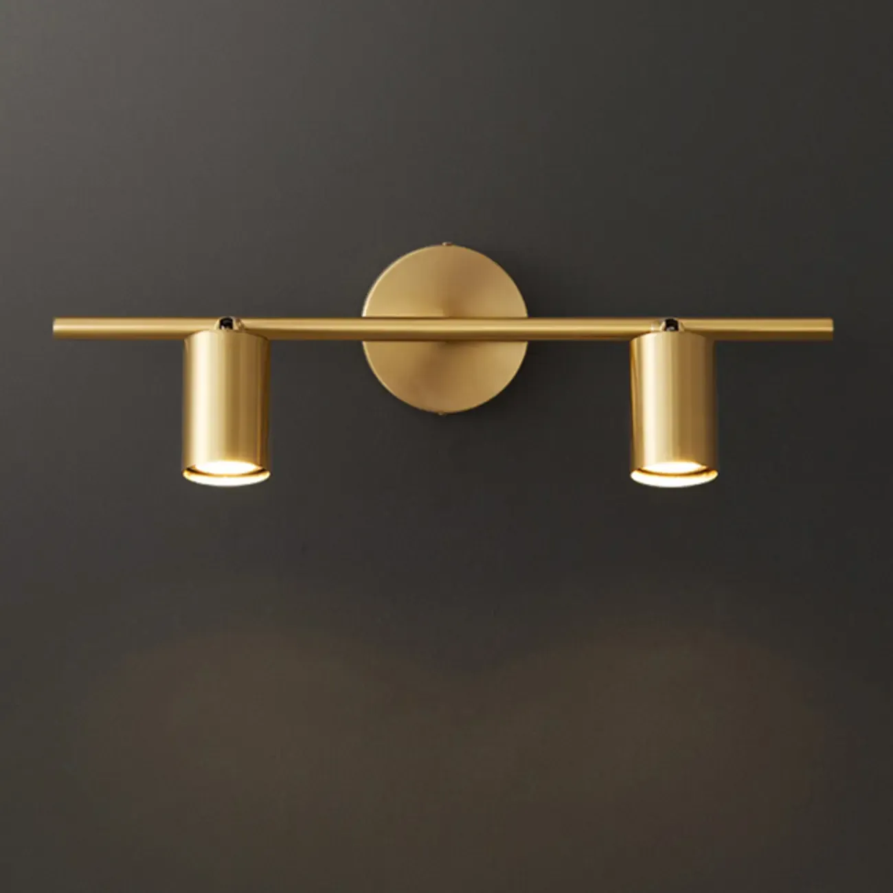 Modern Metal Vanity Light for Bathroom with Copper Shade  Image - 17