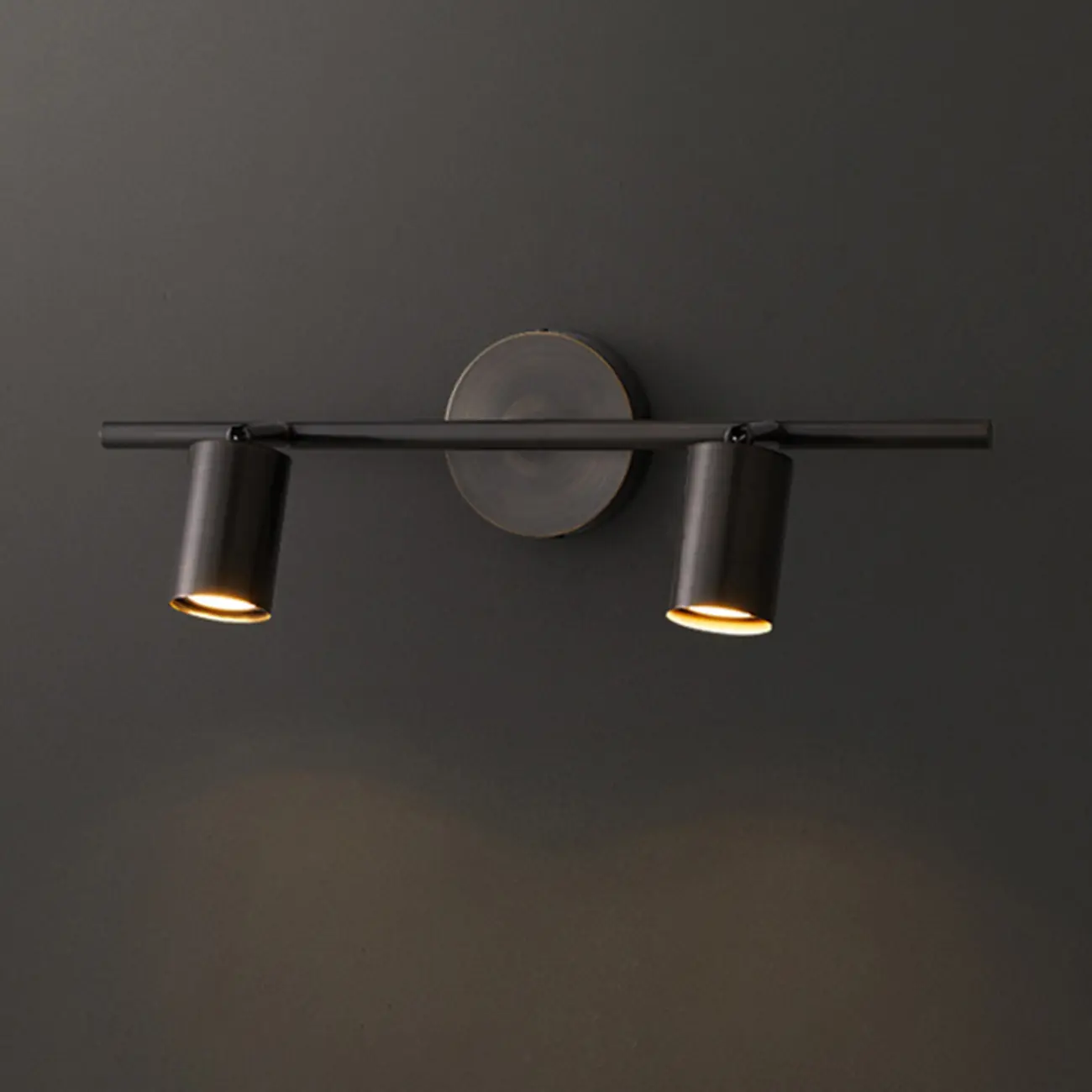 Modern Metal Vanity Light for Bathroom with Copper Shade  Image - 18 | homeyfad