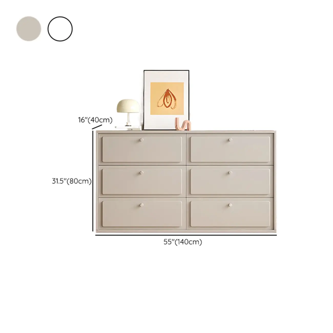 Dove Grey Wood Cabinet with Drawers for Living Room Storage Image - 34 | homeyfad