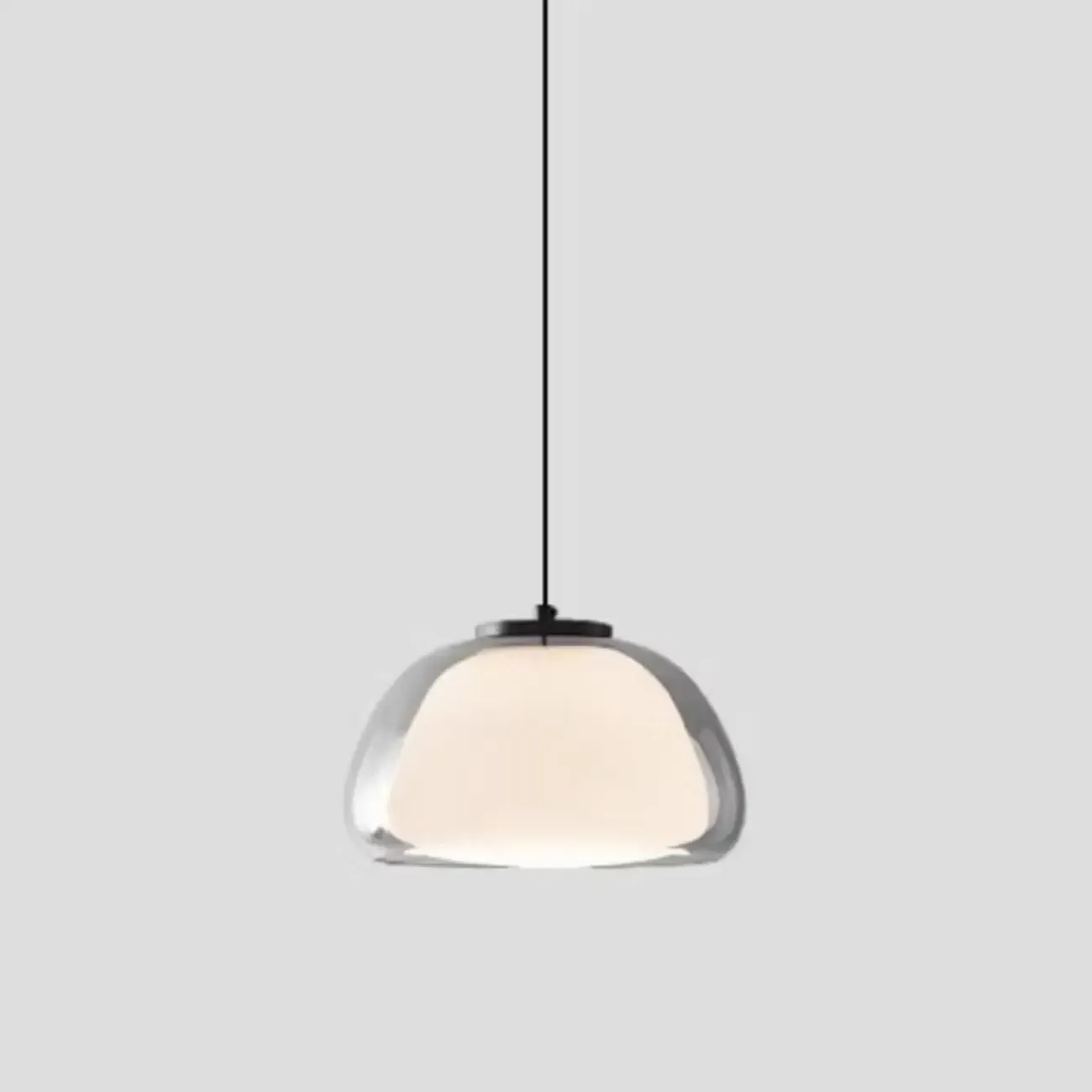 Nordic Jelly Milky Glass LED Pendant Lamp for Living Room Image - 5