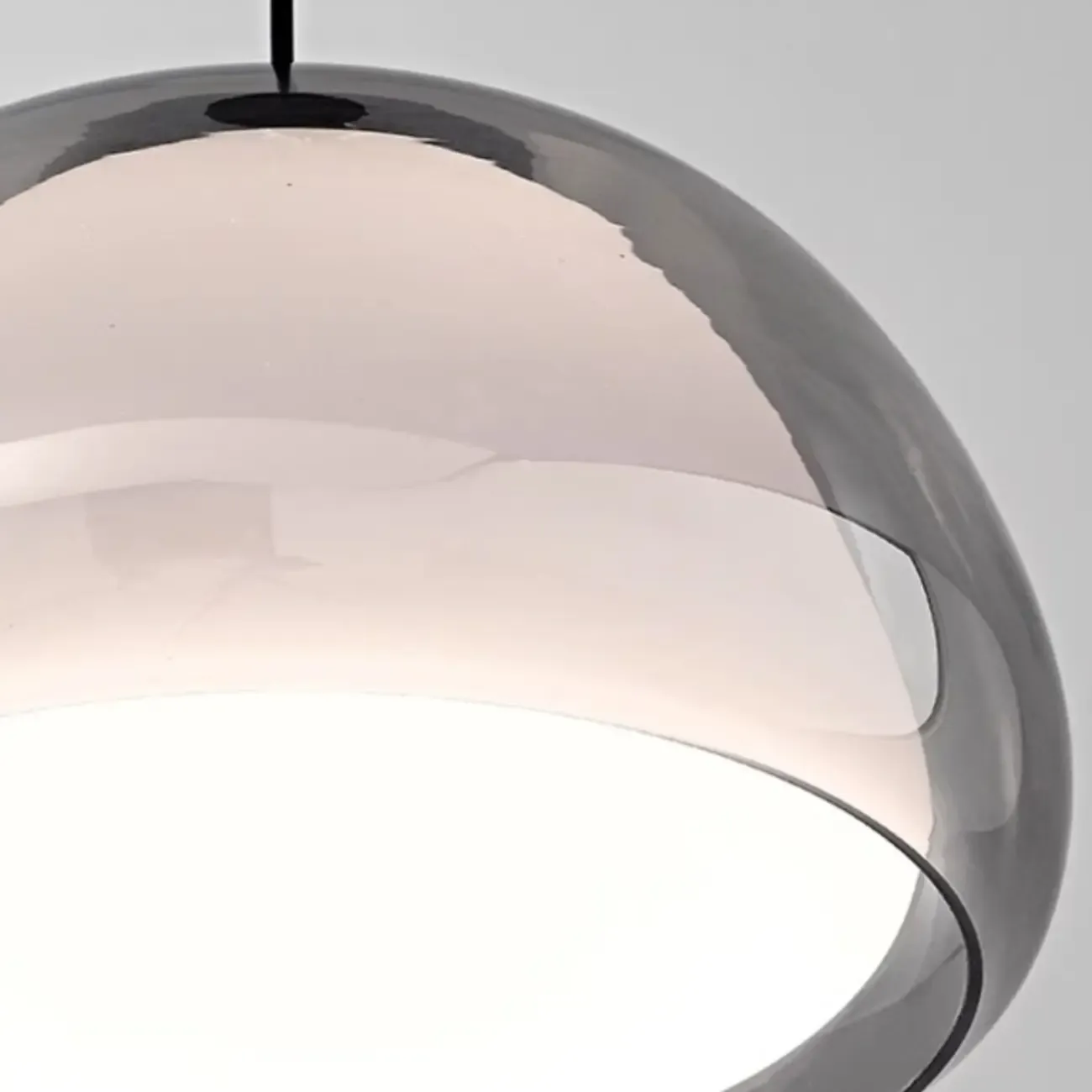 Nordic Jelly Milky Glass LED Pendant Lamp for Living Room Image - 8