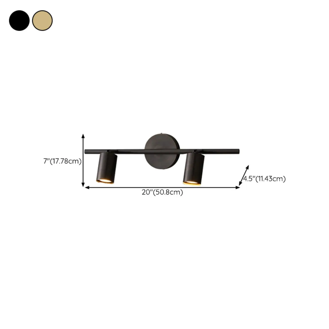 Modern Metal Vanity Light for Bathroom with Copper Shade  Image - 24 | homeyfad