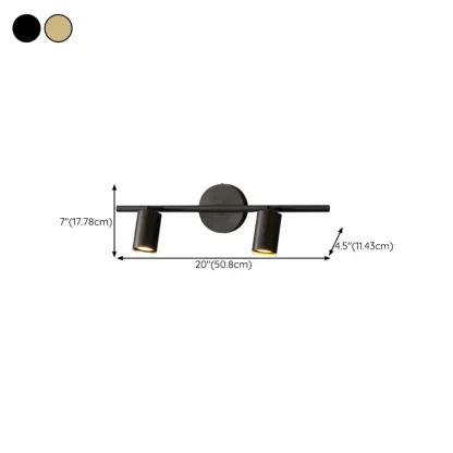 Modern Metal Vanity Light for Bathroom with Copper Shade  Image - 24